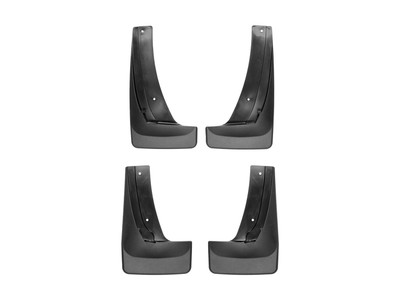 WeatherTech MudFlap No-Drill DigitalFit MudFlap Kit; Black 110067-120067
