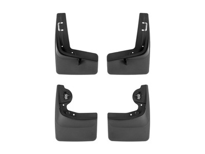 WeatherTech MudFlap No-Drill DigitalFit MudFlap Kit; Black 110164-120164