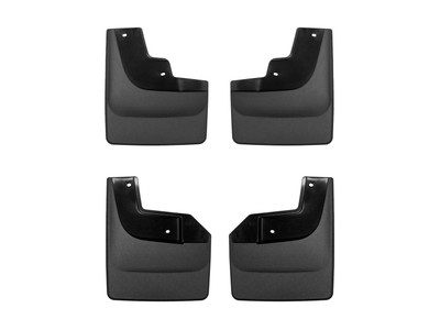 WeatherTech MudFlap No-Drill DigitalFit MudFlap Kit; Black 110150-120150