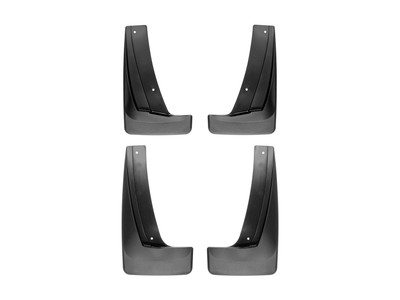 WeatherTech MudFlap No-Drill DigitalFit MudFlap Kit; Black 110079-120079