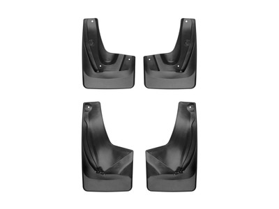 WeatherTech MudFlap No-Drill DigitalFit MudFlap Kit; Black 110083-120083