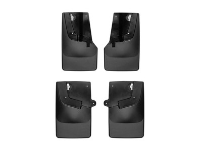 WeatherTech MudFlap No-Drill DigitalFit MudFlap Kit; Black 110085-120085