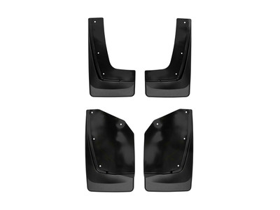 WeatherTech MudFlap No-Drill DigitalFit MudFlap Kit; Black 110086-120086