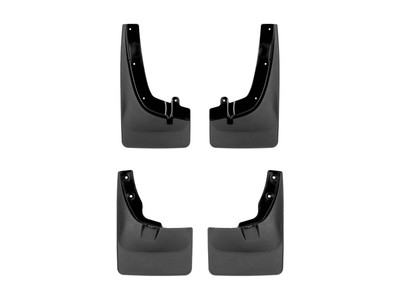 WeatherTech MudFlap No-Drill DigitalFit MudFlap Kit; Black 110156-120156