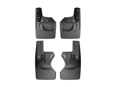 WeatherTech MudFlap No-Drill DigitalFit MudFlap Kit; Black 110097-120113