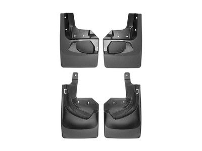 WeatherTech MudFlap No-Drill DigitalFit MudFlap Kit; Black 110100-120100