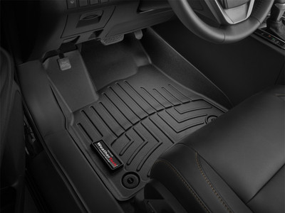 WeatherTech FloorLinerTM DigitalFit; Black; Front 446321