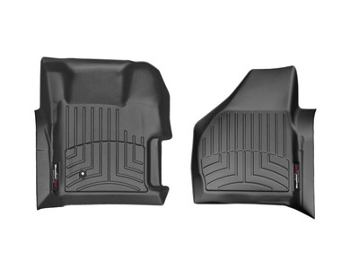 WeatherTech FloorLinerTM DigitalFit; Black; Front 441261
