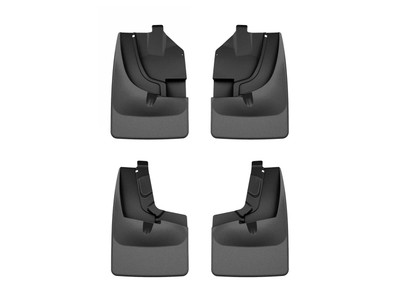 WeatherTech MudFlap No-Drill DigitalFit MudFlap Kit; Black 110169-120169