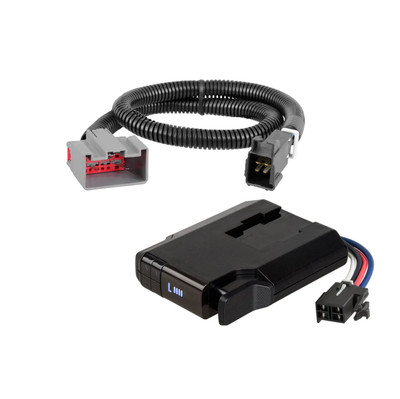2018-2020 Ford Expedition CURT Venturer NEXT Time-Delay Trailer Brake Controller Plug & Play Bundle - Low Profile, Adjustable, 1-3 Axles 51116