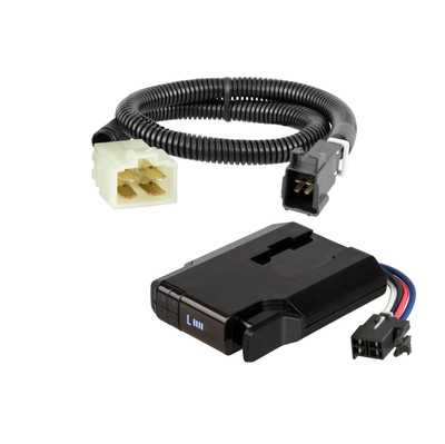 2022-2026 Genesis GV70 CURT Venturer NEXT Time-Delay Trailer Brake Controller Plug & Play Bundle - Low Profile, Adjustable, 1-3 Axles 51116