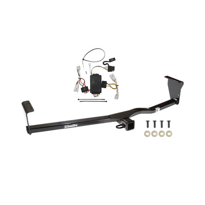 2010-2012 Hyundai Santa Fe Draw-tite Class 3 Trailer Hitch, 2 Inch Square Receiver Bundle w/ Plug-n-Play T-One Wiring Harness