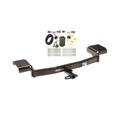 2010-2015 Hyundai Tucson Draw-tite Class 2 Trailer Hitch, 1-1/4 Inch Square Receiver Bundle w/ Plug-n-Play T-One Wiring Harness
