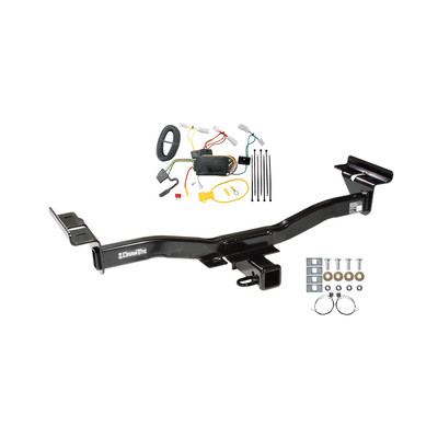 2007-2012 Mazda CX-7 Draw-tite Class 3 Trailer Hitch, 2 Inch Square Receiver Bundle w/ Plug-n-Play T-One Wiring Harness