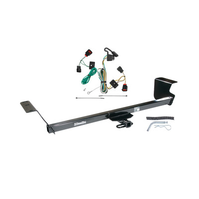 2009-2012 Volkswagen Routan Draw-tite Class 2 Trailer Hitch, 1-1/4 Inch Square Receiver Bundle w/ Plug-n-Play T-One Wiring Harness