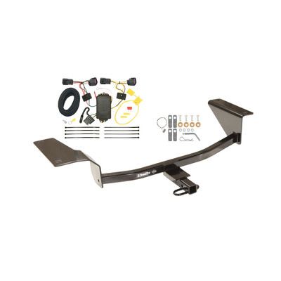 2011-2015 Chevrolet Cruze Draw-tite Class 1 Trailer Hitch, 1-1/4 Inch Square Receiver Bundle w/ Plug-n-Play T-One Wiring Harness