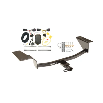 2011-2015 Chevrolet Cruze Draw-tite Class 1 Trailer Hitch, 1-1/4 Inch Square Receiver Bundle w/ Plug-n-Play T-One Wiring Harness