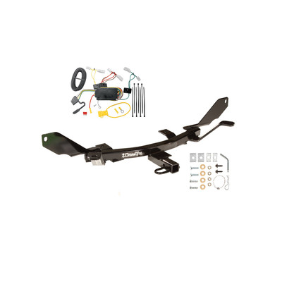 2003-2008 Mazda 6 Sedan Draw-tite Class 1 Trailer Hitch, 1-1/4 Inch Square Receiver Bundle w/ Plug-n-Play T-One Wiring Harness