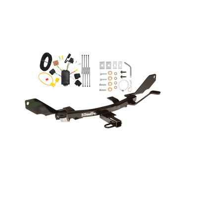 2006-2009 Ford Fusion Draw-tite Class 1 Trailer Hitch, 1-1/4 Inch Square Receiver Bundle w/ Plug-n-Play T-One Wiring Harness