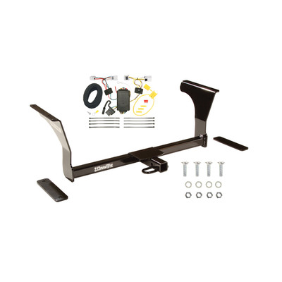 2007-2015 Nissan Altima Sedan Draw-tite Class 1 Trailer Hitch, 1-1/4 Inch Square Receiver Bundle w/ Plug-n-Play T-One Wiring Harness