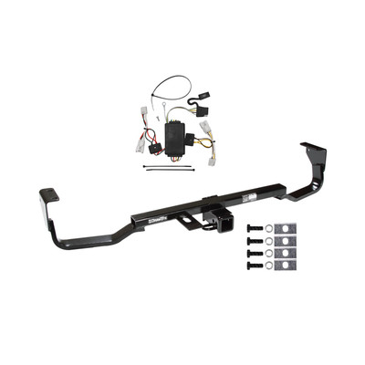 2007-2009 Hyundai Santa Fe Draw-tite Class 3 Trailer Hitch, 2 Inch Square Receiver Bundle w/ Plug-n-Play T-One Wiring Harness