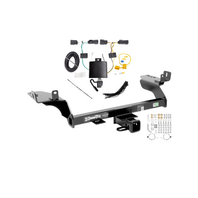 2019-2019 Ford Escape Draw-tite Class 3 Trailer Hitch, 2 Inch Square Receiver Bundle w/ Plug-n-Play T-One Wiring Harness 75782