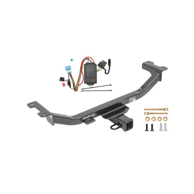 2010-2012 Acura RDX Draw-tite Class 3 Trailer Hitch, 2 Inch Square Receiver Bundle w/ Plug-n-Play T-One Wiring Harness