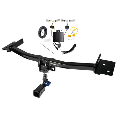 2020-2023 Lincoln Aviator Draw-tite Hidden Hitch Completely Hidden Trailer Hitch 2 Inch Removable Receiver Bundle w/ Plug-n-Play T-One Wiring Harness