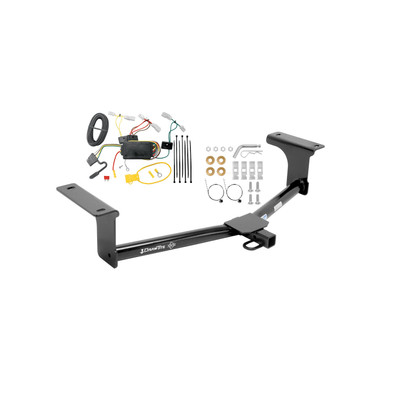 2014-2018 Mazda 3 Sedan Draw-tite Class 1 Trailer Hitch, 1-1/4 Inch Square Receiver Bundle w/ Plug-n-Play T-One Wiring Harness