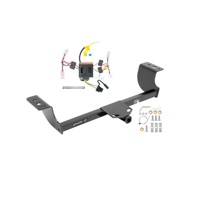 2011-2014 Dodge Charger Draw-tite Class 2 Trailer Hitch, 1-1/4 Inch Square Receiver Bundle w/ Plug-n-Play T-One Wiring Harness