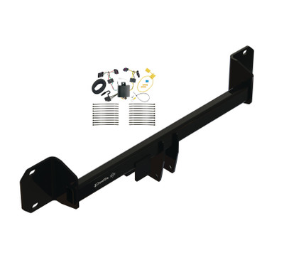 2016-2019 BMW X1 Draw-tite Hidden Hitch Completely Hidden Trailer Hitch 2 Inch Removable Receiver Bundle w/ Plug-n-Play T-One Wiring Harness
