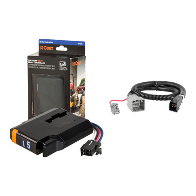 2013-2014 RAM 3500  CURT Discovery NEXT Time-Delay Trailer Brake Controller for 1-4 Axles #51126