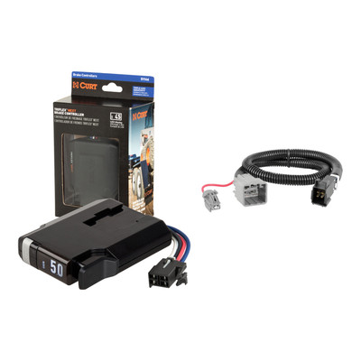 2013-2014 RAM 3500  CURT TriFlex NEXT Proportional Motion-Sensing Trailer Brake Controller for 1-4 Axles #51146