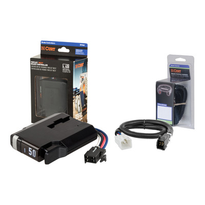 2003-2021 Toyota Land Cruiser  CURT TriFlex NEXT Proportional Motion-Sensing Trailer Brake Controller for 1-4 Axles #51146