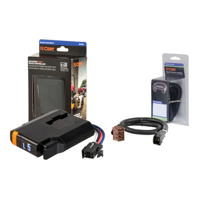 2001-2002 GMC Sierra 1500 HD  CURT Discovery NEXT Time-Delay Trailer Brake Controller for 1-4 Axles #51126