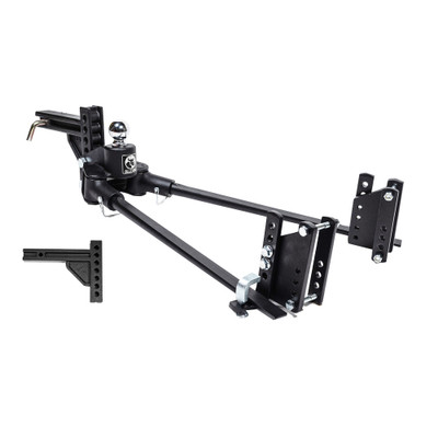 BlueOx 13k, 1k lb TW, TrackPro Weight Distribution Hitch, 2" Recievers 7 Hole Shank BXW1050