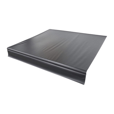 Solera Universal Vinyl Replacement Fabric for 21' RV Awning - Solid Black #V000334448