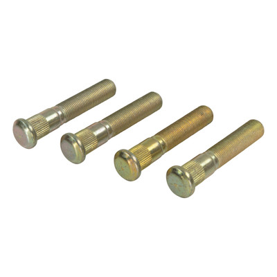 Lippert 2024055284 Trailer Axle Wheel Bolt, 0.689" Knurl, 5/8"-18 Thread End, 3-7/16" Shoulder Length, 4 Pack