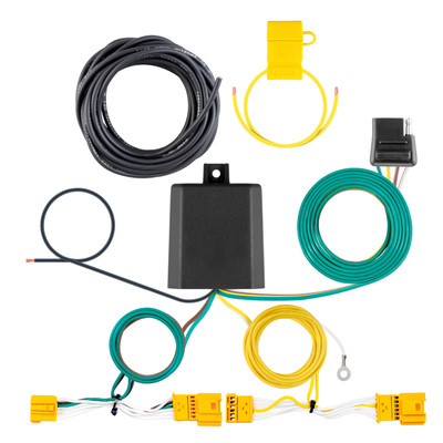 CURT 56560 Vehicle-Side Custom 4-Pin Trailer Wiring Harness, Fits Select Mercedes-Benz GLC Series