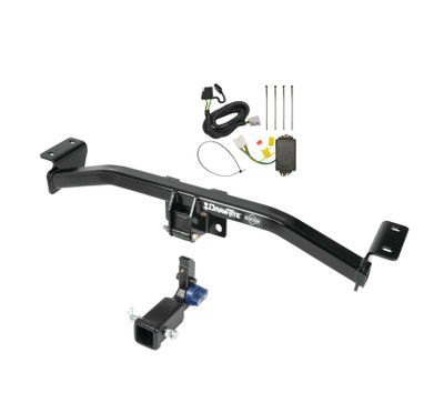 2016-2022 Lexus RX450h Draw-tite Hidden Hitch Completely Hidden Trailer Hitch 2 Inch Removable Receiver Bundle w/ Plug-n-Play T-One Wiring Harness