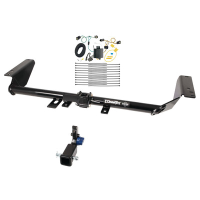 2017-2020 Chrysler Pacifica Touring L Plus Draw-tite Hidden Hitch Completely Hidden Trailer Hitch 2 Inch Removable Receiver Bundle w/ Plug-n-Play T-One Wiring Harness