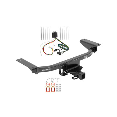 2018-2023 Mazda CX-9 Draw-tite Class 3 Trailer Hitch, 2 Inch Square Receiver Bundle w/ Plug-n-Play T-One Wiring Harness