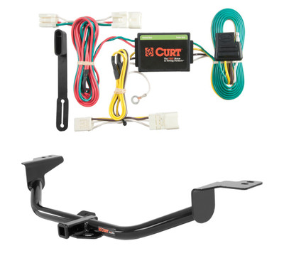 2016 Hyundai Elantra Sedan Curt 1-1/4", Class 1 Trailer Tow Hitch + 4-flat Wiring Kit 11303