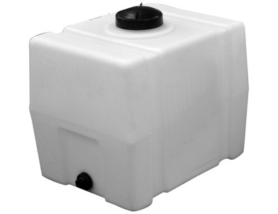 Buyers Products 50 Gallon, 38x19x22 Inch Square Storage Tank 550-82123919, Polyethylene, UV Resistant