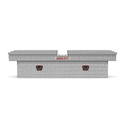 Weather Guard 124-0-04 Gull Wing Cross Box, 72" x 20.5" x 18.38", Full Standard Truck Bed Tool Box, Gloss Black