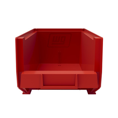 Weather Guard 9856-7-02 Red Plastic Bin Set, 6.0 x 8.198 x 13.213, Van Storage System, 3-Bin Organizer