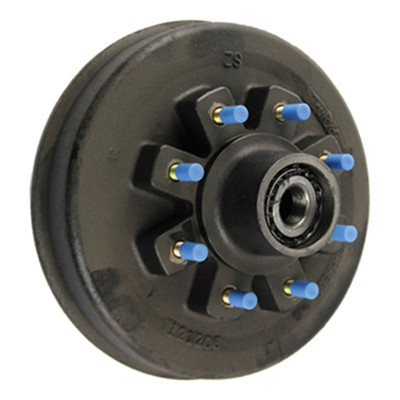 Lippert Threaded Idler Hub - 12K, 8 on 6-1/2", 16-17-1/2" Wheel, 5/8" Studs, Grease 2021093200