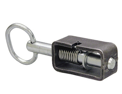 Buyers Products 5/8" Weld-On Spring Latch Assembly Extended Plunger Carbon Steel B2598LP Trailer Truck Hardware