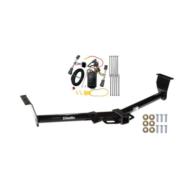 2006-2012 KIA Sedona 118.9" Wheelbase Draw-tite Class 3 Trailer Hitch, 2 Inch Square Receiver Bundle w/ Plug-n-Play T-One Wiring Harness