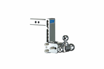 B&W 10K 7" Drop 7.5" Rise ( 1-7/8" , 2-5/16" Balls) Adjustable Ball Mount Hitch For 2" Recievers  TS10049C